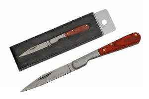 Multicolor Stainless Steel Blade | Wooden Handle 6 inch Edc Skinner Knife