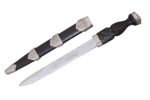 Medieval Scottish Dirk Stainless Steel Blade | Wood Handle 17 inch Dagger Knife