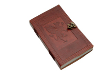 5"x9" DRAGON LEATHER JOURNAL WITH LOCK