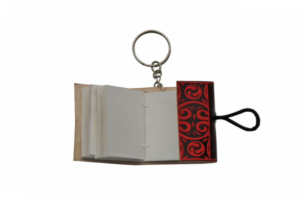 1.5" x 2" RED HEART KEYCHAIN JOURNAL (Pack Of 2)