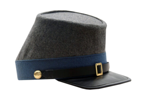 BLUE CONFEDERATE INFANTRY KEPI(X-LARGE)