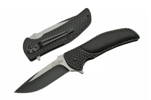 Diamond Tech Stainless Steel Blade | Wood Insert Handle 4.5 inch Edc Pocket Folding Knife