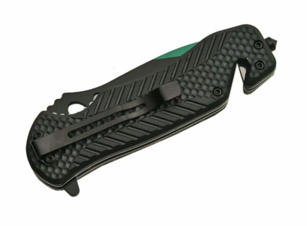 Green Wrecker Stainless Steel Blade | Abs Handle 8.5 inch Edc Folding Knife