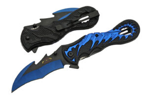 5" DRAGON TAIL FOLDING KNIFE (BLUE)