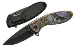 Eagle Wildlife Stainless Steel Blade | Plastic Handle 7.5 inch Edc Folding Knife