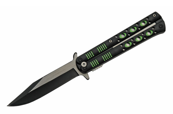 Green Fly Stainless Steel Blade | Abs Handle 9 inch Edc Folding Knife