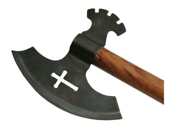Medieval Zealot Carbon Steel Blade | Wooden Handle 32 inch Axe
