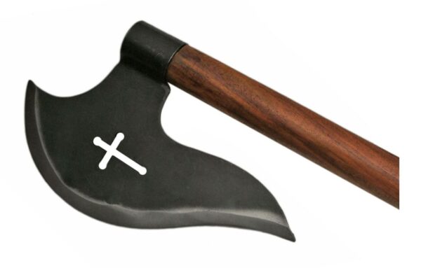 Medieval Carbon Steel Blade | Wooden Handle 31 inch Axe