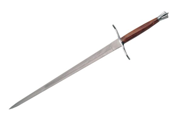 Medieval Mercenary Stainless Steel Blade | Wooden Handle 50 inch Sword