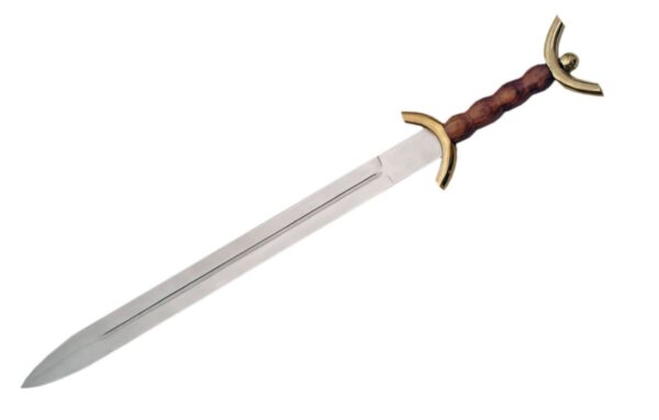 Celtic Stainless Steel Blade | Wooden Handle 31 inch War Sword