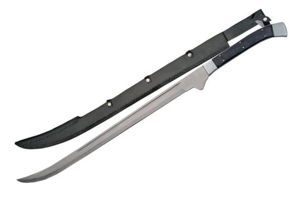 Mountain Warrior Stainless Steel Blade | Black Wooden Handle 45 inch Sword