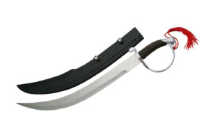 Silver Pirate Stainless Steel Blade | Wire Wrapped Handle 25 inch Sword