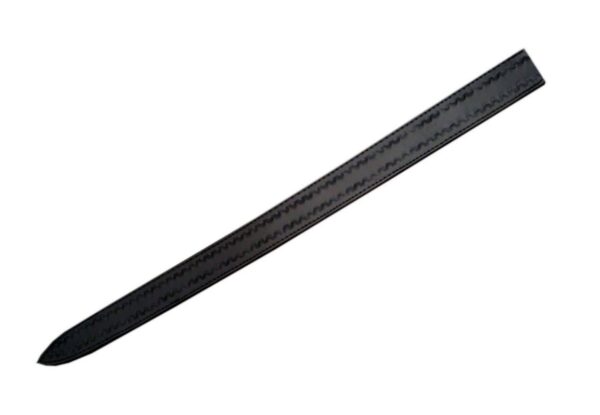 Medieval Royal Sentry Stainless Steel Blade | Black Faux Leather Wrapped Handle 41.25 inch Sword