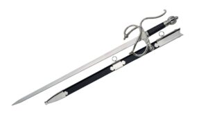 El Cid Rapier Stainless Steel Blade | Wire Wrapped Handle 39 inch Sword