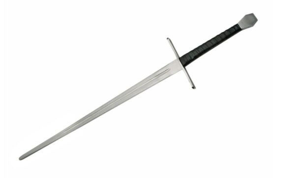 Medieval Coffin Stainless Steel Blade | Leather Wrapped Handle 48 inch Sword