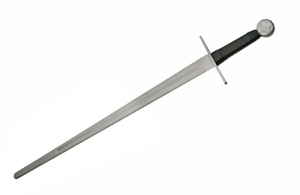 Medieval Cross Stainless Steel Blade | Leather Wrapped Handle 40 inch Battle Ready Sword