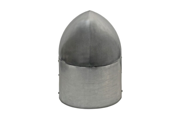 Knights Templar Sugarloaf 18 Guage Carbon Steel Helmet