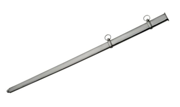 Scottish Ceremonial Stainless Steel Blade | Brass Basket Red Velvet Handle 41 inch Broad Sword