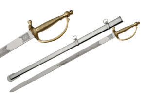 CSA/NCO Stainless Steel Blade | Brass Handle 37 inch Edc Officer Sword