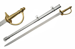 NCO Stainless Steel Blade | Brass Handle 37 inch Edc Officer Sword