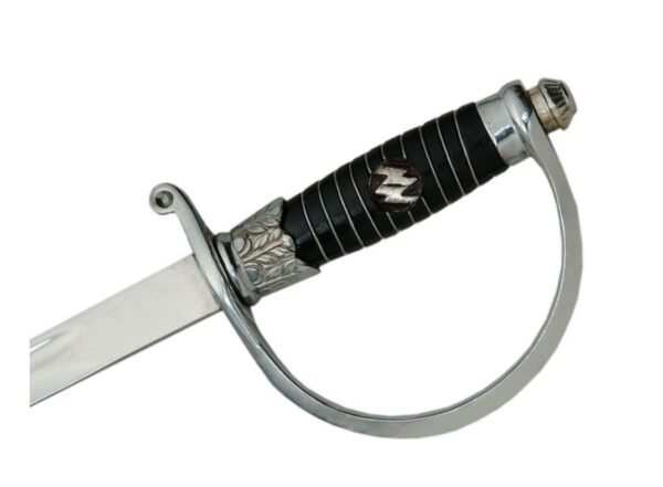 German Artillery Stainless Steel Blade | Wire Wrapped Handle 37 inch Officer’s Sword