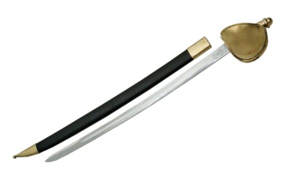 Naval Cutlass Stainless Steel Blade | Metal Handle 36 inch Sword