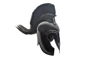 Medieval Trojan Corinthian 18 Guage Carbon Steel Helmet