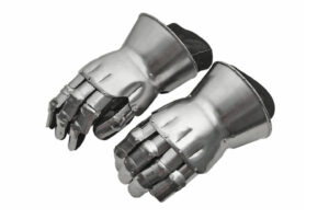 Medieval 14th Century Hourglass Style 16 Guage Steel Cosplay Armor Gauntlets