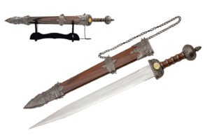 Medieval Roman Gladius Stainless Steel Blade | Wooden Handle 31 inch Sword