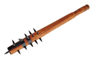 Medieval Spike Mace | Round Wood Handle 23 inch Bat
