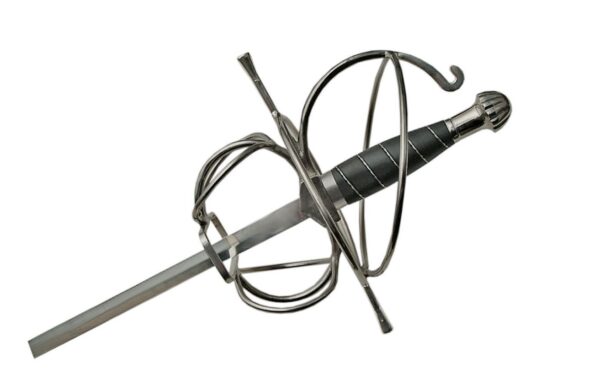 Medieval Stainless Steel Blade | Wire Wrapped Handle 43.25 inch Rapier Sword