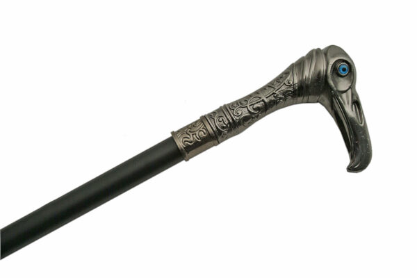 Bird Stainless Steel Blade | Metal Handle 35.5 inches Walking Cane Sword