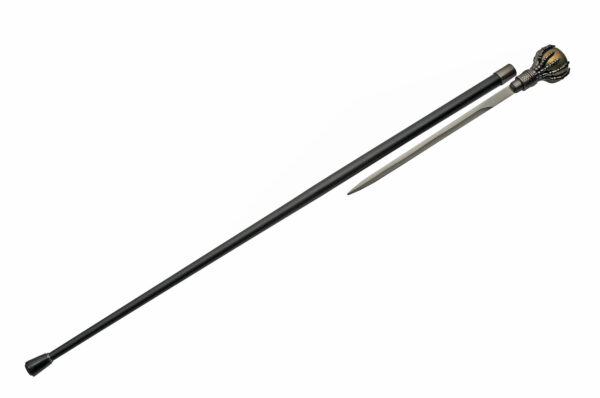 Eyeball Stainless Steel Blade | Zinc Alloy Handle 37 inches Walking Cane Sword