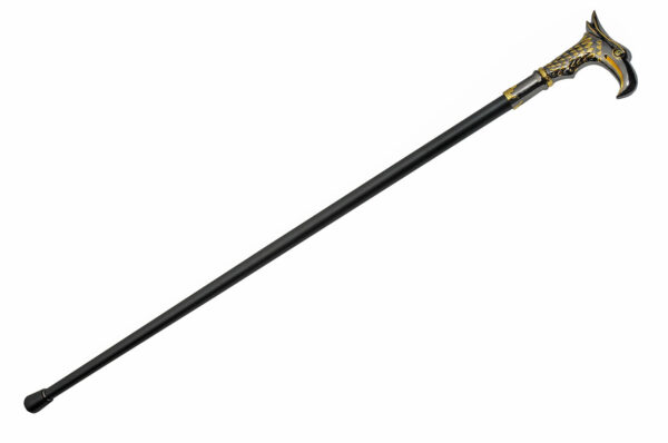 Silver Bird Stainless Steel Blade | Silver & Gold Finish Handle 34.5 inches Walking Cane Sword