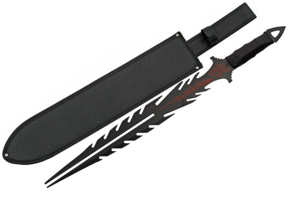 Fantasy Stainless Steel Blade | Paracord Wrapped Handle 26 inch Reaper Sword