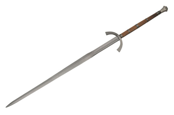 Battle Tested Handmade Carbon Steel Blade | Wooden Handle 63 inch Great Sword