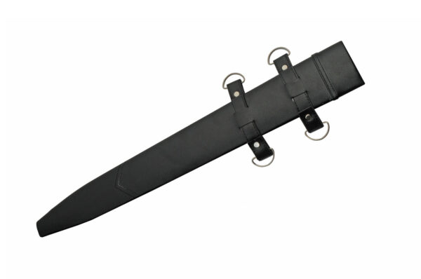 Roman Gladius Carbon Steel Blade | Black Gold Metal Handle 28 inch Sword