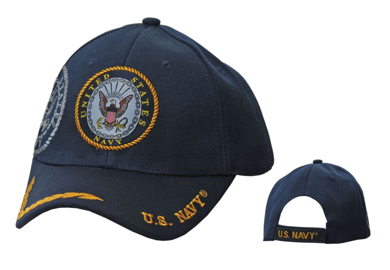 NAVY DC, DOOR COUNTY EMBROIDERED HAT
