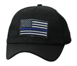 BLACK AND BLUE US FLAG CAP