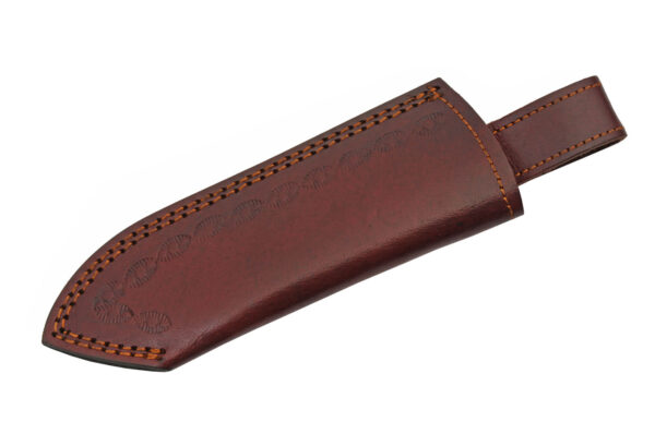 9.5" STACKED LEATHER & WOOD HUNTER