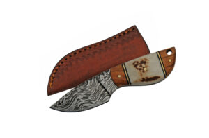 5" WILD STAG DAMASCUS KNIFE