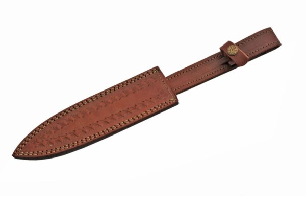 Damascus Steel Hunting Spear 21" Wooden Handle