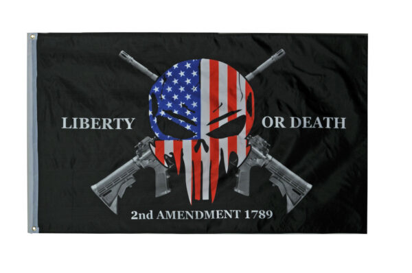 3X5 LIBERTY DEATH 1789 FLAG (Pack Of 2)