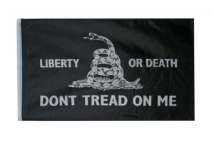 3X5 LIBERTY DEATH SNAKE FLAG (Pack Of 2)