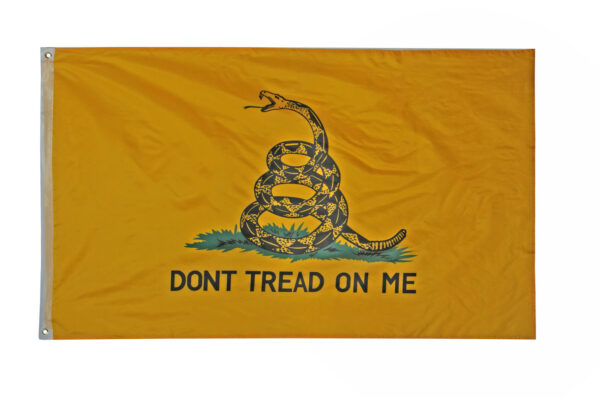 3X5 YELLOW "DON'T TREAD ON ME" FLAG (Pack Of 2)