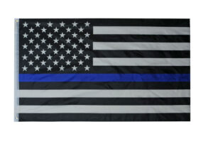 3X5 THIN BLUE LINE USA FLAG (Pack Of 2)