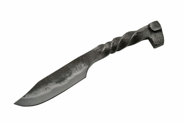 Railroad Carbon Steel Blade | Twisted Handle 8.5 inch Spike Knife