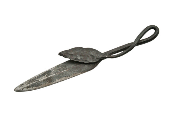 Handmade Forged Leaf Carbon Steel Blade & Handle 7.5 inch Edc Hunting Knife
