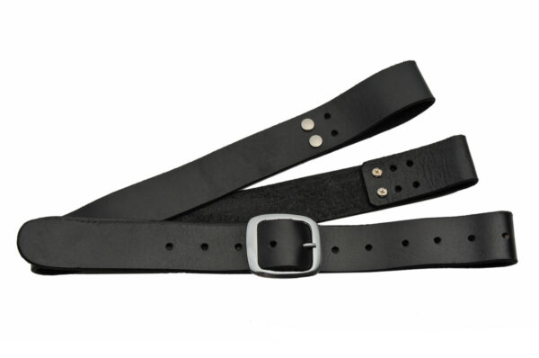 Medieval Black Leather Adjustable 38-54 Samurai Shoulder Belt