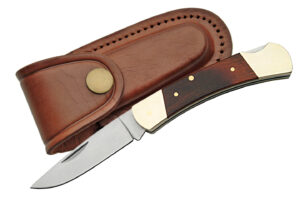 RITE EDGE LOCKBACK FOLDING KNIFE WITH SHEATH